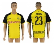 Dortmund #23 Kagawa Yellow Soccer Club Jersey