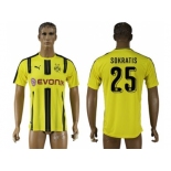 Dortmund #25 Sokratis Home Soccer Club Jersey