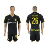 Dortmund #26 Piszczek Away Soccer Club Jersey