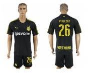 Dortmund #26 Piszczek Away Soccer Club Jersey