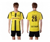 Dortmund #26 Piszczek Home Soccer Club Jerseyss