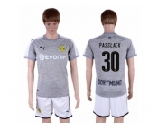 Dortmund #30 Passlack Grey Soccer Club Jersey