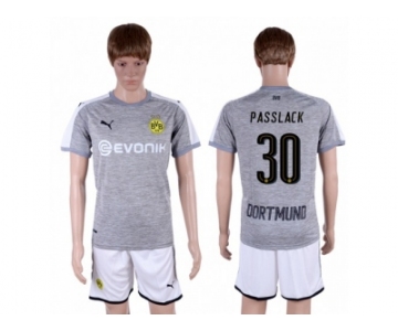 Dortmund #30 Passlack Grey Soccer Club Jersey