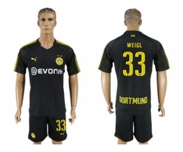 Dortmund #33 Weigl Away Soccer Club Jersey