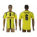 Dortmund #6 Bender Home Soccer Club Jersey