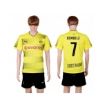 Dortmund #7 Dembele Home Soccer Club Jersey