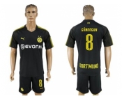 Dortmund #8 Gundogan Away Soccer Club Jersey