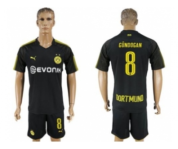 Dortmund #8 Gundogan Away Soccer Club Jersey