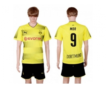 Dortmund #9 MOR Home Soccer Club Jersey
