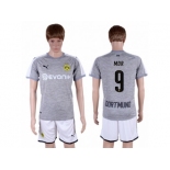 Dortmund #9 Mor Grey Soccer Club Jersey