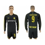 Dortmund #9 Yarmolenko Away Long Sleeves Soccer Club Jersey