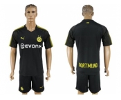 Dortmund Blank Away Soccer Club Jerseys