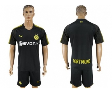 Dortmund Blank Away Soccer Club Jerseys