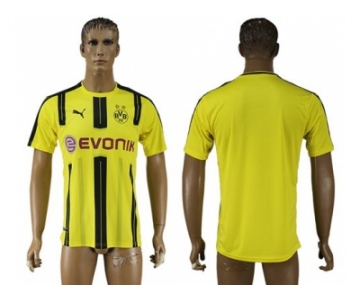 Dortmund Blank Home Soccer Club Jersey