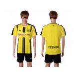 Dortmund Blank Home Soccer Club Jerseyss