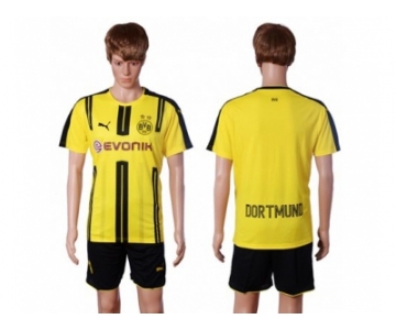 Dortmund Blank Home Soccer Club Jerseyss