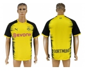 Dortmund Blank Yellow Soccer Club Jersey