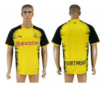 Dortmund Blank Yellow Soccer Club Jersey