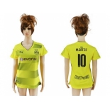 Women's Dortmund #10 M.Gotze Home Soccer Club Jersey