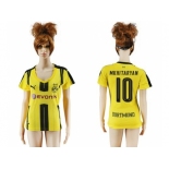 Women's Dortmund #10 Mkhitaryan Home Soccer Club Jersey1