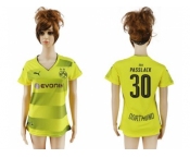 Women's Dortmund #30 Passlack Home Soccer Club Jersey