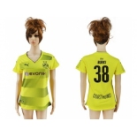 Women's Dortmund #38 Burki Home Soccer Club Jersey