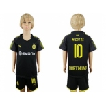 Dortmund #10 M.Gotze Away Kid Soccer Club Jersey