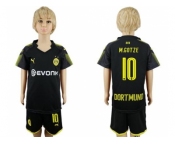 Dortmund #10 M.Gotze Away Kid Soccer Club Jersey