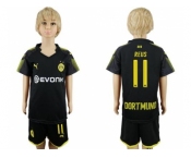 Dortmund #11 Reus Away Kid Soccer Club Jersey