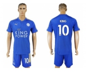 Leicester City #10 King Home Soccer Club Jersey