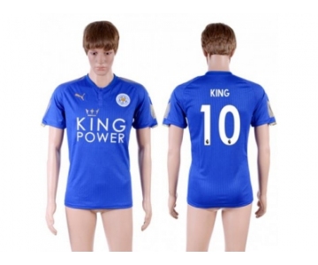 Leicester City #10 King Home Soccer Country Jersey