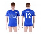 Leicester City #12 Hamer Home Soccer Country Jersey