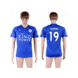 Leicester City #19 Slimani Home Soccer Country Jersey