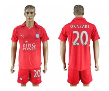 Leicester City #20 Okazaki Away Soccer Club Jersey