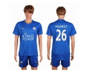 Leicester City #26 Maherz Home Soccer Club Jersey