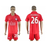 Leicester City #26 Mahrez Away Soccer Club Jersey