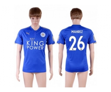 Leicester City #26 Mahrez Home Soccer Country Jersey