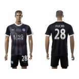 Leicester City #28 Fuchs Away Soccer Club Jersey 1