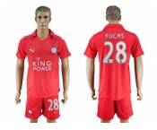 Leicester City #28 Fuchs Away Soccer Club Jersey