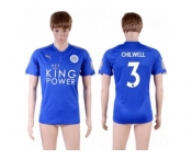 Leicester City #3 Chilwell Home Soccer Country Jersey