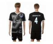 Leicester City #4 Drinkwater Away Soccer Club Jersey 1