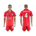 Leicester City #4 Drinkwater Away Soccer Club Jersey