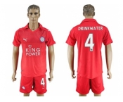 Leicester City #4 Drinkwater Away Soccer Club Jersey