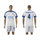 Leicester City #4 Drinkwater SEC Away Soccer Club Jersey 1