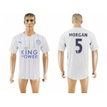 Leicester City #5 Morgan SEC Away Soccer Club Jersey