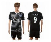 Leicester City #9 Vardy Away Soccer Club Jersey 1