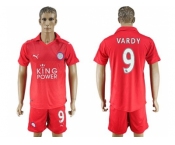 Leicester City #9 Vardy Away Soccer Club Jersey