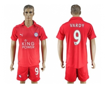 Leicester City #9 Vardy Away Soccer Club Jersey