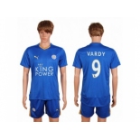 Leicester City #9 Vardy Home Soccer Club Jersey 2