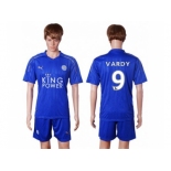 Leicester City #9 Vardy Home Soccer Club Jersey